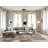Machine Washable Botanical Gray Area Rug-2083093978