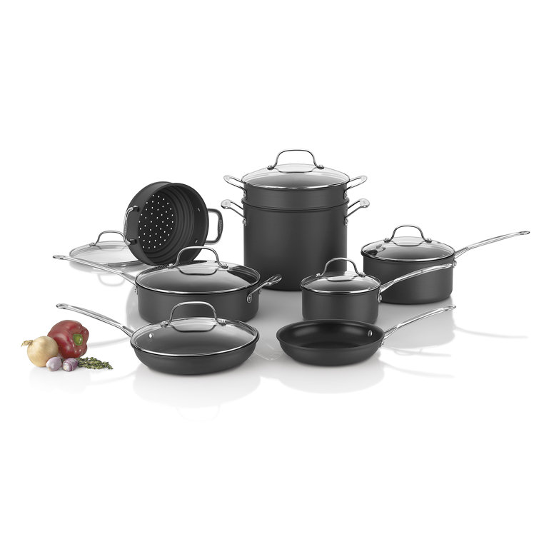 Cuisinart Chef's Classic Hard-Anodized 14-Pc. Cookware Set