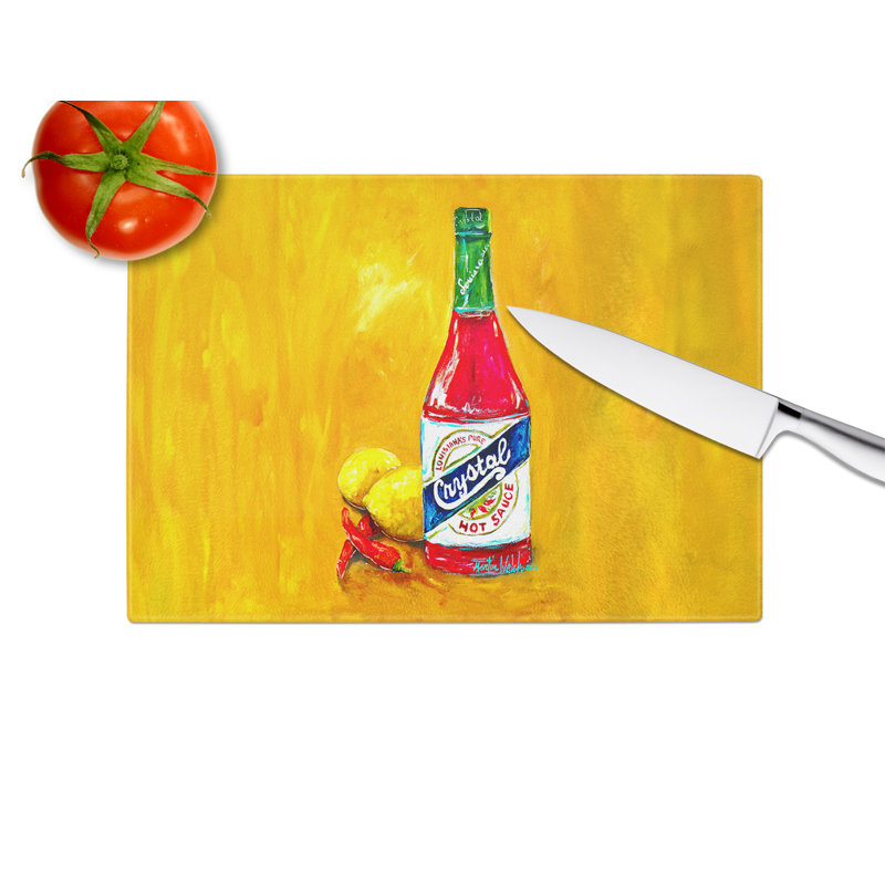 Planche à découper en verre Got Sauce Hot Sauce