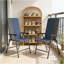 Ensemble de chaises d'extérieur, chaises de jardin à dossier haut, chaises de camping pliantes, ensemble de 2 chaises de patio