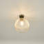 EMERSON 1LT SEMI FLUSH CW ROUND RIBBED GLASS-623516955