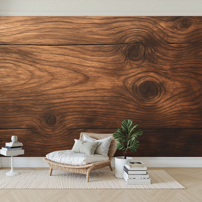 3D Wallpaper Wooden Wood Texture Brown wood texture coming from natural tree wooden Wall Mural Self Adhesive Peel and Stick Wallpaper for Bedroom Living Room Dormitory Home Decor Wall Ceiling Wardrobe Sticker