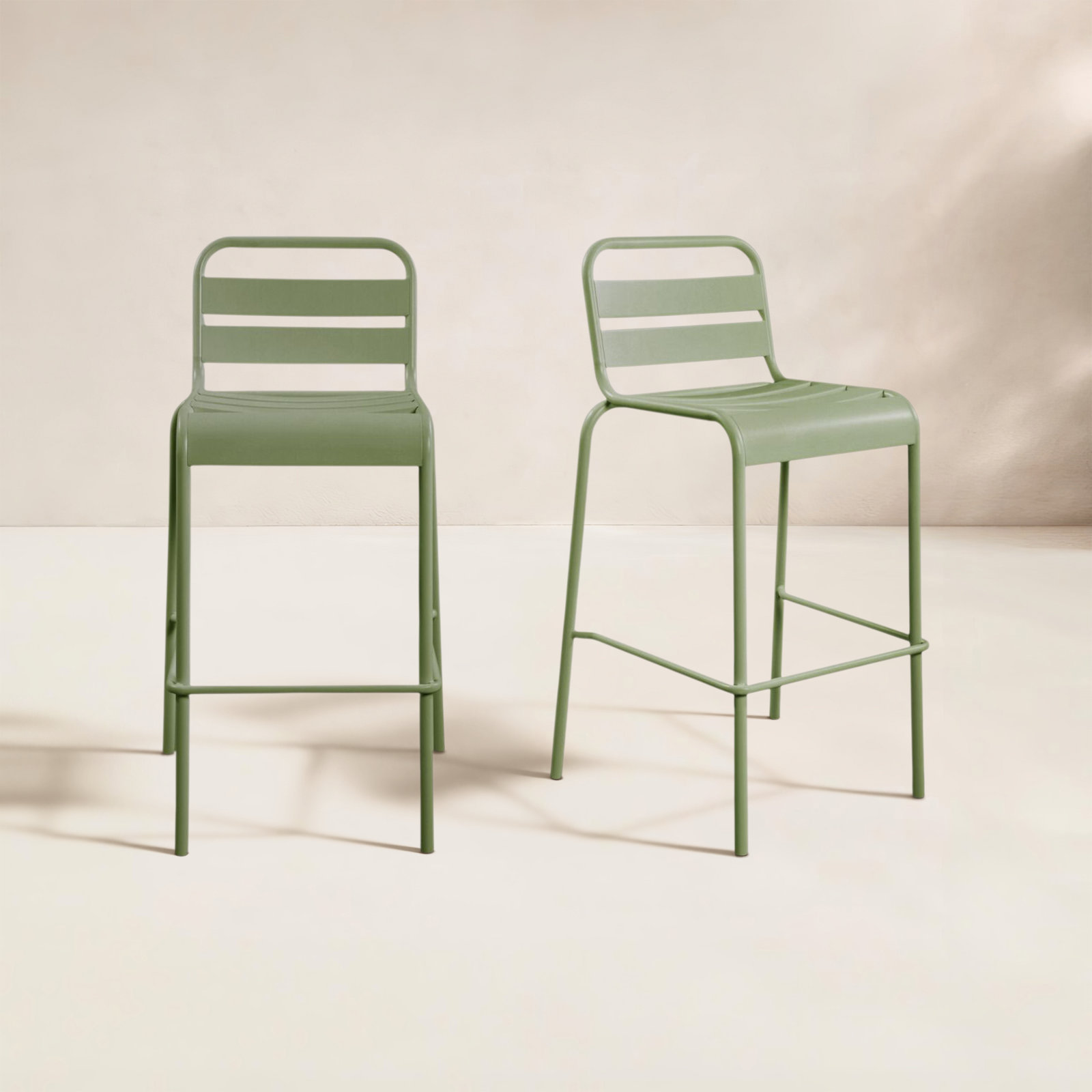 Patio Bar Stool, Green