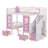 Transformable Twin-Over-Twin Bunk Bed With Adjustable Desk, Converting Lower Bunk Into A Functional Work Area-114346278