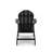 Black Adirondack Chair – Premium Hdpe Poly Lumber For Pool, Patio, and Garden Elegance-836505570