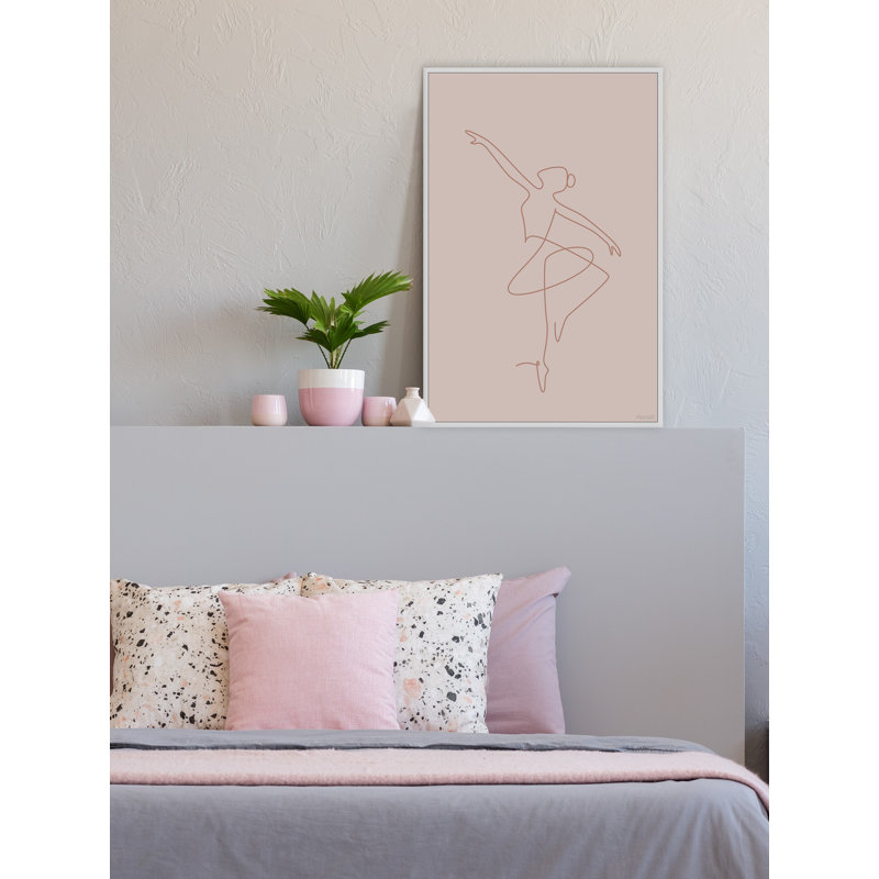 «Ballerina S Croquis», reproduction encadrée sur toile, H 36 po x l 24 po x P 1,5 po