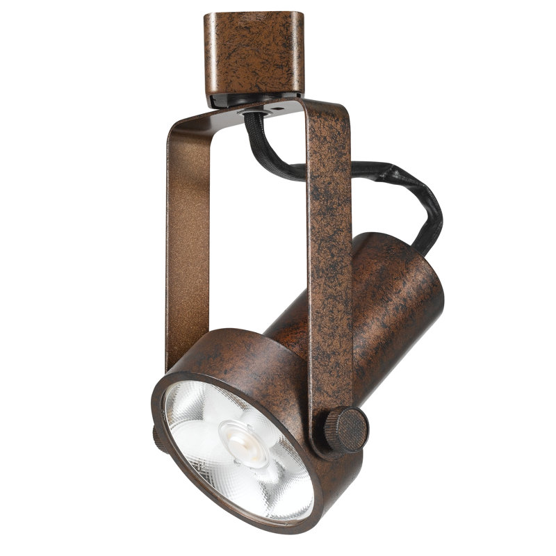 Cal Lighting 12W Integrated LED Track Fixture, Dimmable, 770 Lumens, Rust, Rust
