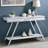 Contemporary Style 1Pc Sofa Table High Gloss Finish Chrome Frame Console Table Gorgeous Living Room Furniture