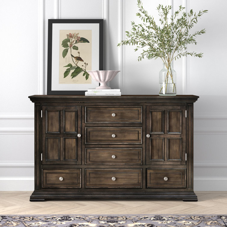 Temple Cloud 2 Door 6 Drawer Combo Dresser