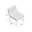 Méridienne en velours capitonné de 63,5 cm de largeur Tahmina-1514246562