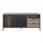 Nantan Rustic Oak & Black Finish TV Stand