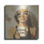 Art mural en métal luxueux «Natation tasse» par Layla Oz, 24 po x 24 po-1224504091