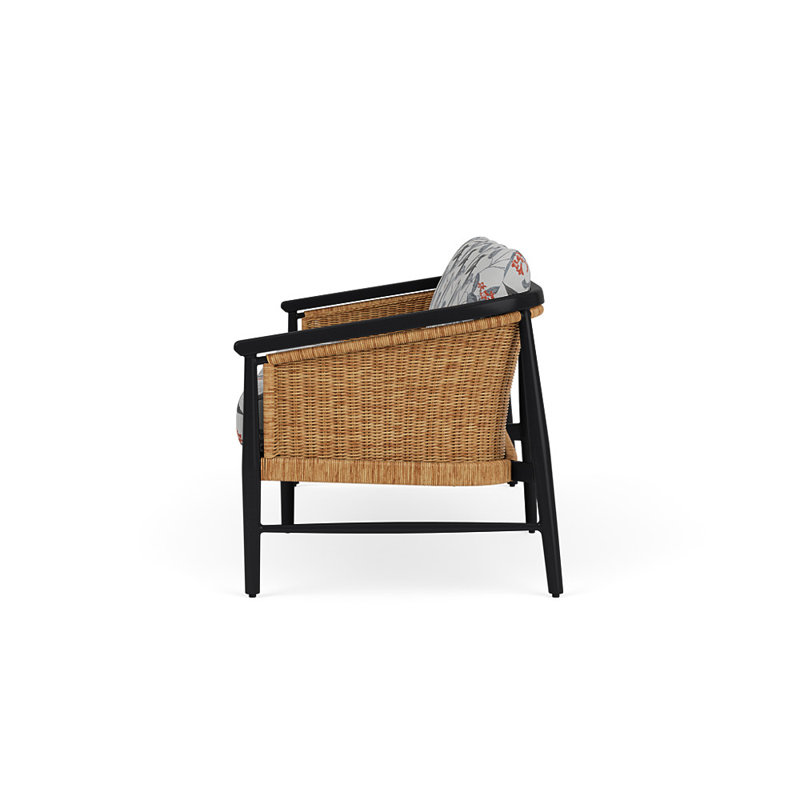 Galloway Outdoor Sofa, Delicate Botanical Slate