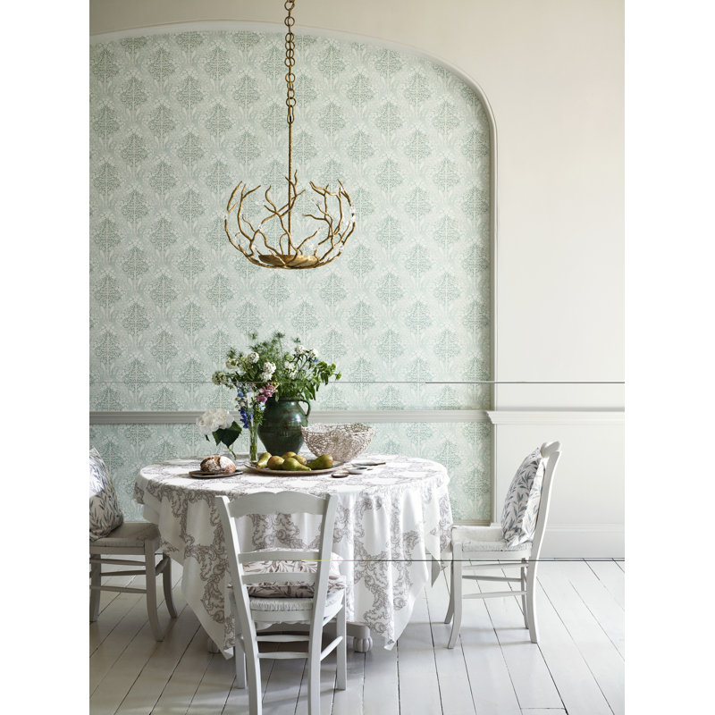 Lerena 10.05m x 68.6cm Matte Wallpaper Roll, Blue