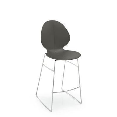 Basil Ergonomic Stool with Metal Base