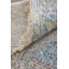 Tapis oriental beige / bleu tissé à plat à la main Auni-767485285