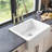 24.4'' L Single Bowl Fireclay Kitchen Sink