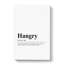 Hangry - Wrapped Canvas-61887164