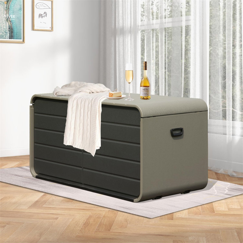200 Gallon Plastic Deck Box, 29.92" H x 62.99" W x 31.5" D