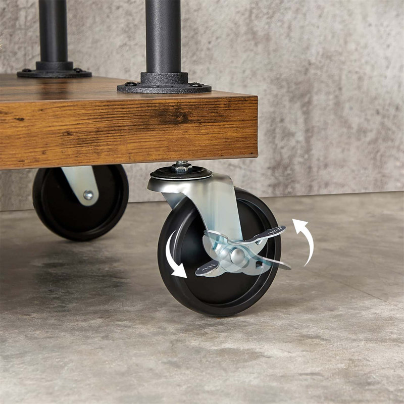 Bonville 103cm Rolling Clothing Rack
