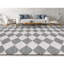 Tapis gris / blanc tissé à la main de haute qualité-71851306