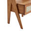 47.5cm W Solid Wood Bedside Table