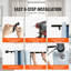 Steel Adjustable 91.4cm to 182.9cm Double Curtain Pole