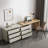 Jahcari Reversible Industrial Wood Executive Workstation Corner Home Office Table