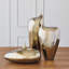 Offset Neck Object-Bronze Crackle-Sm