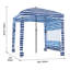 Beach Cabana, 6 x 6 ft Beach Canopy with Side Wall, UPF 50+ Protection Easy Setup Cabana Tent with Sand Pockets, Portable Shade Sun Shelter Umbrella for Whole Family & Friends, Stripes-2032729604
