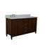 Ensemble de meuble-lavabo double 61 po Hartin-1452309669