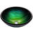 Nei Circular Vessel Bathroom Sink with Faucet-11372706