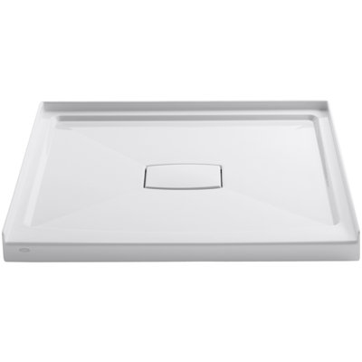 Archer® 42" x 42" Single Threshold Shower Base with Drain Cover