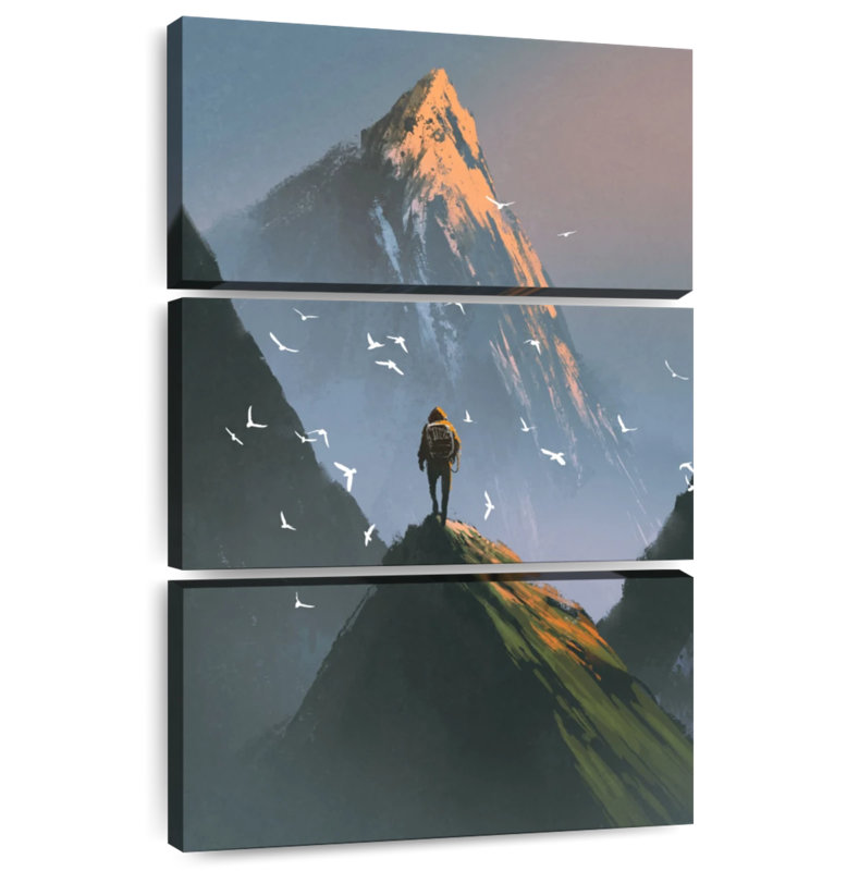 Sireci Man Climbing, 45" H x 28" W