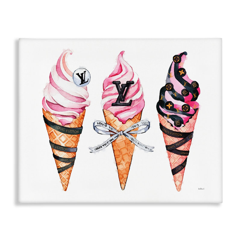 Glam Ice Cream Cônes, conception par Amanda Greenwood, H 16 po x l 20 po