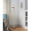 Brown And Gold Cylinder Ring 2 Lights Led Floor Lamp