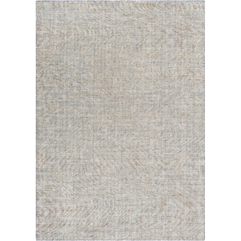 Malaga Wool Abstract Area Rug, Rectangle 10' x 14'