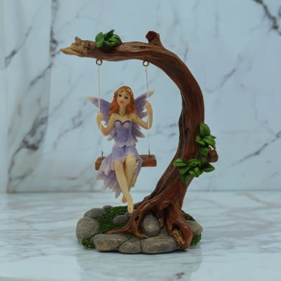 5.5"H Fairy on the Swing Figurine