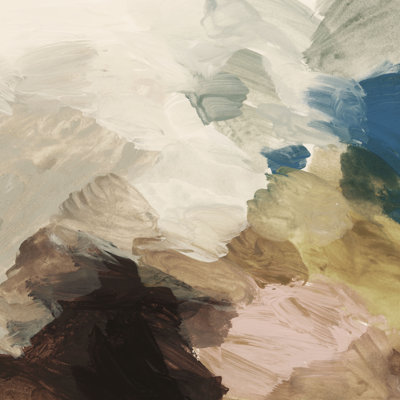 Colour Meld I by Victoria Barnes - Wrapped Canvas Painting