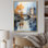 Pont orange, abstrait Riverine An II - Cityscapes Wall Art Living Room