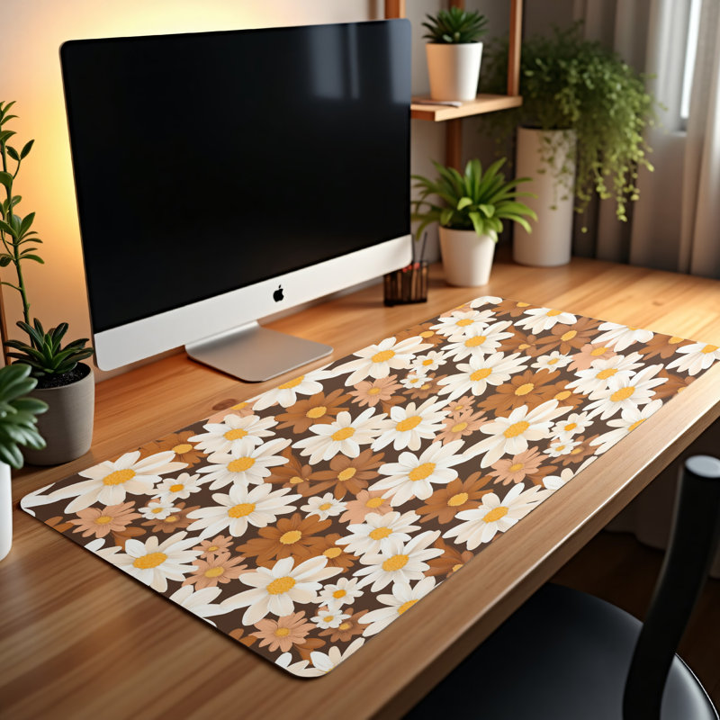 Polyester Desk Pad, 14.4x12.1