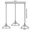 Olivia 3 - Light Silver Kitchen Island Pendant-1126521835
