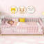 Lit de sol Bellemave Montessori, simple, rose-1754664310