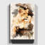 Lioness Lion Painting on Canvas - Wrapped Canvas-35553862