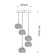 Sharri 5 - Light Chrome Cluster Pendant