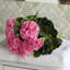 Buisson de géranium artificiel 17,5 "en polyester-913431851