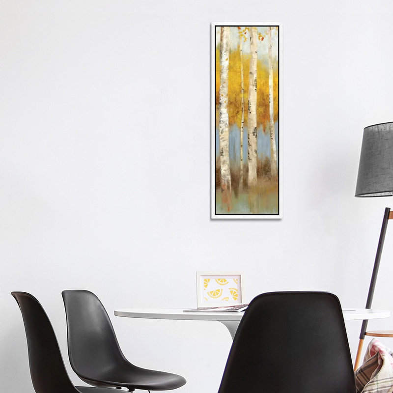 Promise I by Allison Pearce - Panoramic Painting on Canvas, White Framed Canvas, 121.92 cm H x 40.64 cm W