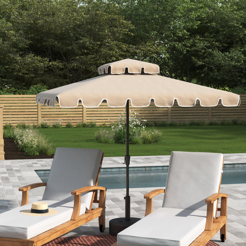 Parasol de patio 7 'x 7', Tanné