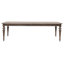 Table de salle à manger à pieds extensible avec 4 chaises d'appoint rembourrées et une desserte-237869334