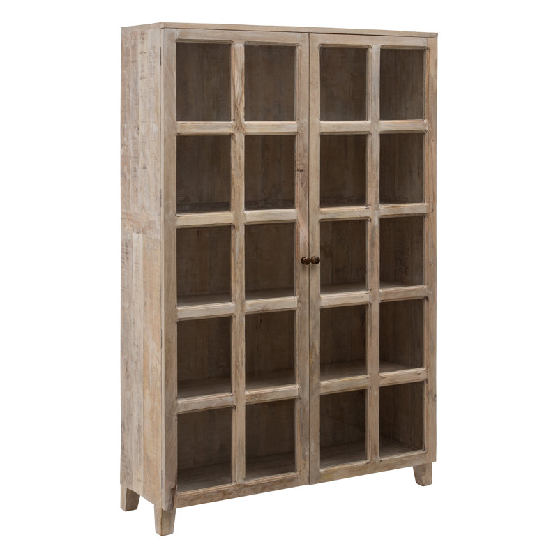 Kusan Display Cabinet, Worn White
